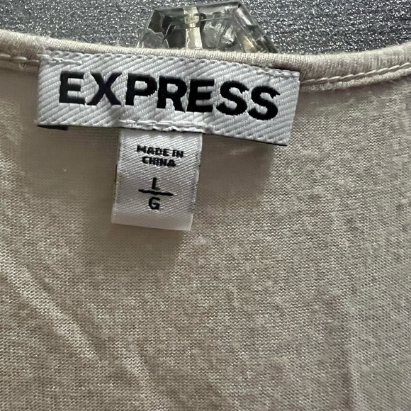 Tan tank top with sequins - Picture 2 of 4